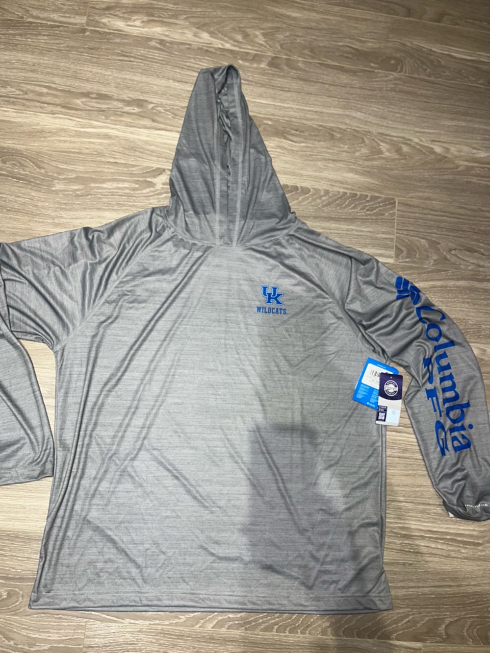 Columbia Gray Kentucky Wildcats Lightweight Hoodie